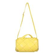 Bottega Veneta Nappa Handväska med Lås Yellow, Dam