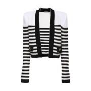 Balmain Stilfull Jacka för Trendiga Outfits White, Dam