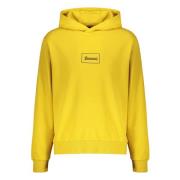 Herno Bomullshoodie Laminar Couture Engineering Yellow, Herr