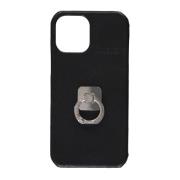 Ambush Metall Läder Polyester iPhone Fodral Black, Dam