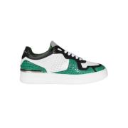 Philipp Plein Krokoprint Låga Sneakers Green, Herr