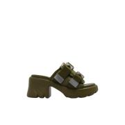 Bottega Veneta ‘Flash’ mules Green, Dam