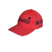 Dsquared2 Baseballkeps med Logotryck Red, Herr