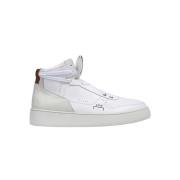 A-Cold-Wall Höga lädersneakers White, Herr