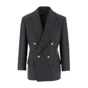 Gucci Elegant Blazer för Formella Tillfällen Gray, Herr