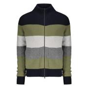 Herno Randig Ull Cashmere Kofta Multicolor, Herr