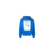 Heron Preston Hoodies Blue, Herr