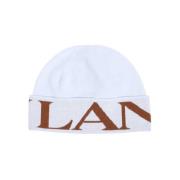 Lanvin Logo Ullhatt Blue, Dam