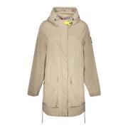 Parajumpers Huvjacka i tekniskt tyg med kontrasterande insatser Beige,...