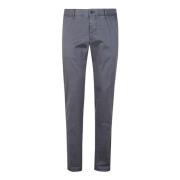 Incotex Slim Fit Bomullsbyxor Bly Gray, Herr