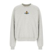 Vivienne Westwood Stilren Sweatshirt för en Trendy Look Gray, Herr