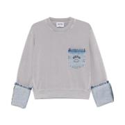 Moschino Casual Sweatshirt för vardagsbruk Gray, Dam