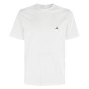 C.p. Company Casual Bomull T-shirt White, Herr