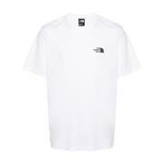 The North Face Logo Print Crew Neck T-shirt White, Herr