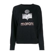 Isabel Marant Étoile Svarta Marant Etoile Tröjor Black, Dam