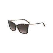 Carolina Herrera Havana Gold Brown Shaded Solglasögon Yellow, Unisex