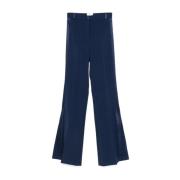 Elisabetta Franchi Stiliga Casual Byxor för Kvinnor Blue, Dam