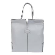 Tod's Liten läder tote väska Gray, Dam