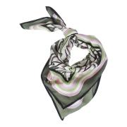 Max Mara Weekend Silke Twill Blomster Deco Foulard Multicolor, Dam