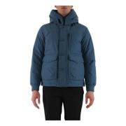 Woolrich Stilig Bomberjacka med Dolda Funktioner Blue, Herr