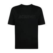 Jacquemus Svarta T-shirts och Polos Black, Herr