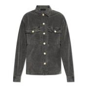 AllSaints Corduroy skjorta Harrier Gray, Herr