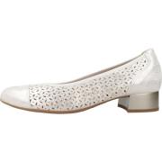 Pitillos Elastiska Trim Pumps White, Dam