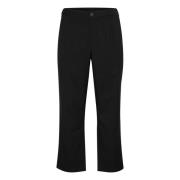 Kaffe Curve Klassiska Straight-Leg Svarta Byxor Black, Dam