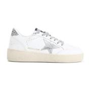 Golden Goose Vit Silver Ballstar 2 Sneakers White, Dam