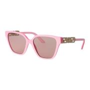 Versace Stiliga solglasögon med modell 0Ve4471B Pink, Dam