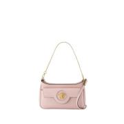 Versace Rosa läder Crossbody väska Pink, Dam