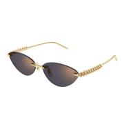 Cartier Modern Feminin Cat-Eye Glasögonkollektion Yellow, Dam