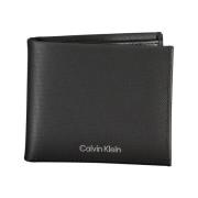 Calvin Klein Elegant lderplnbok med RFID-skydd Black, Herr