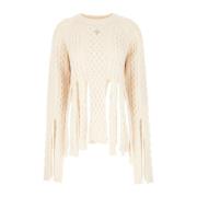 Coperni Stiligt Stickat Sortiment Beige, Dam