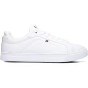 Tommy Hilfiger Vita Läder Court Sneakers White, Herr