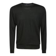 Hindustrie Grön Merino Ull Crewneck Tröja Green, Herr