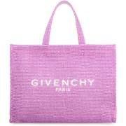 Givenchy Raffia Vävd Toteväska Pink, Dam