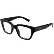 Saint Laurent Elegant Läder Axelväska Black, Unisex