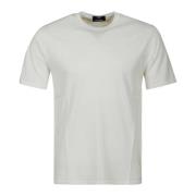 Fedeli Supima Bomull Vit T-shirt Halv Ärm White, Herr