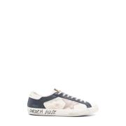 Golden Goose Läder Snörning Gummisula Sneakers White, Herr