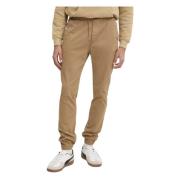 Tommy Jeans Beige Bomull Byxor Dragkedja Knapp Beige, Herr