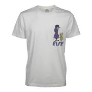 Equipe 55 Elite Bomull T-shirt med Fronttryck White, Herr