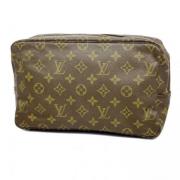 Louis Vuitton Vintage Pre-owned Tyg kuvertvskor Brown, Dam