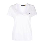 Polo Ralph Lauren Vita T-shirts och Polos White, Dam