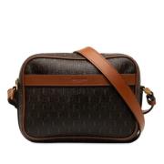 Yves Saint Laurent Vintage Pre-owned Tyg crossbodyvskor Brown, Dam