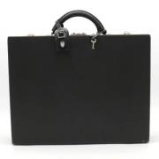 Louis Vuitton Vintage Pre-owned Laeder portfljer Black, Herr