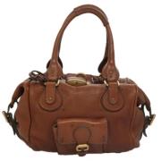 Chloé Pre-owned Pre-owned Laeder handvskor Brown, Dam