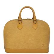 Louis Vuitton Vintage Pre-owned Laeder handvskor Yellow, Dam