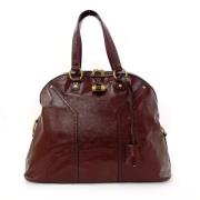 Yves Saint Laurent Vintage Pre-owned Laeder handvskor Brown, Dam