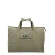 A.p.c. Recuperation Gymväska i canvas Green, Herr